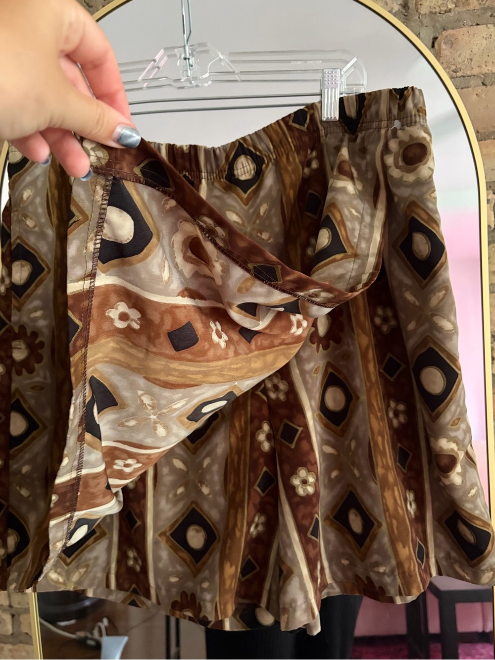 Vintage patterned skort - Picture 2 of 6